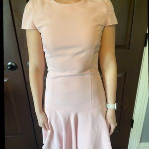 Amanda Uprichard pink mid length dress